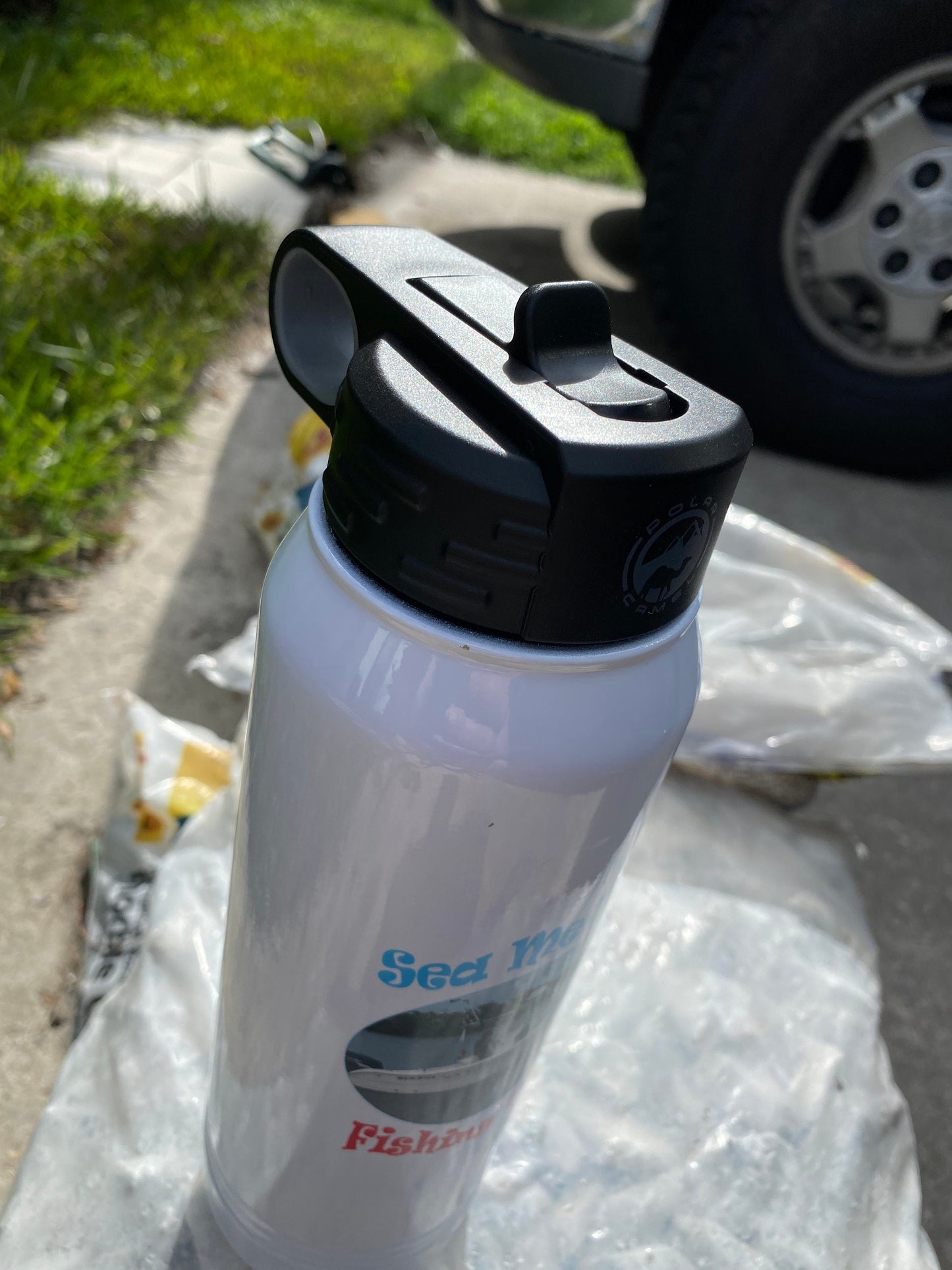 Personalized Insulated Water Bottle, Color Printed 30 oz