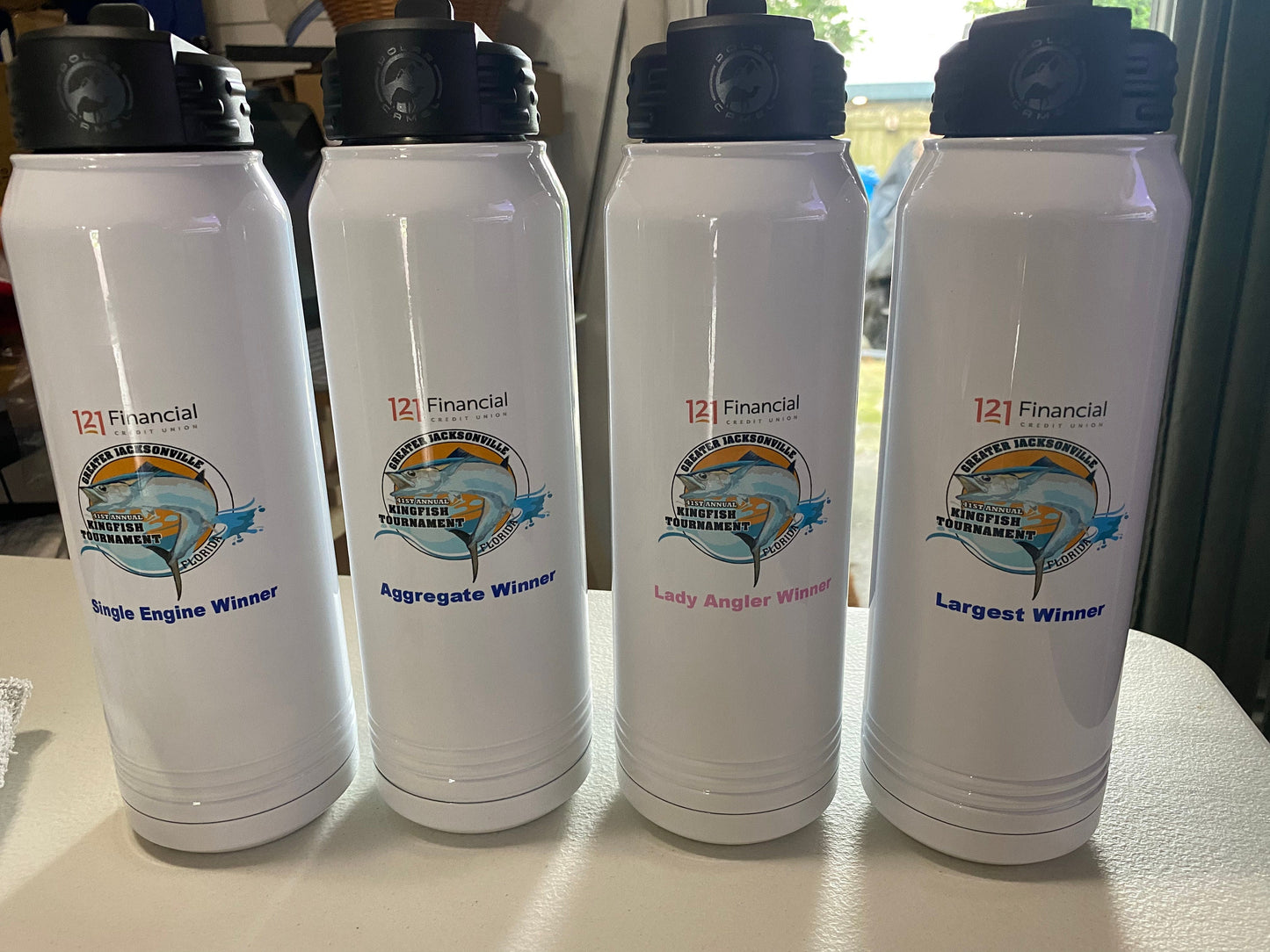 Personalized Insulated Water Bottle, Color Printed 30 oz