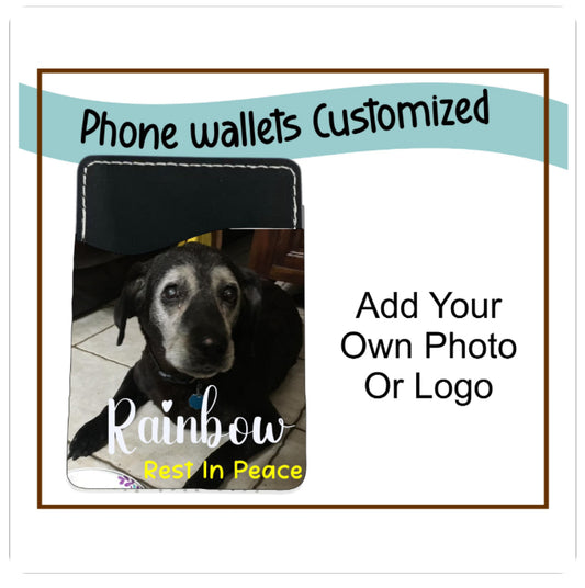 Custom Phone Wallet – Personalized Adhesive Card Holder for Phone | Slim & Secure Phone Pocket